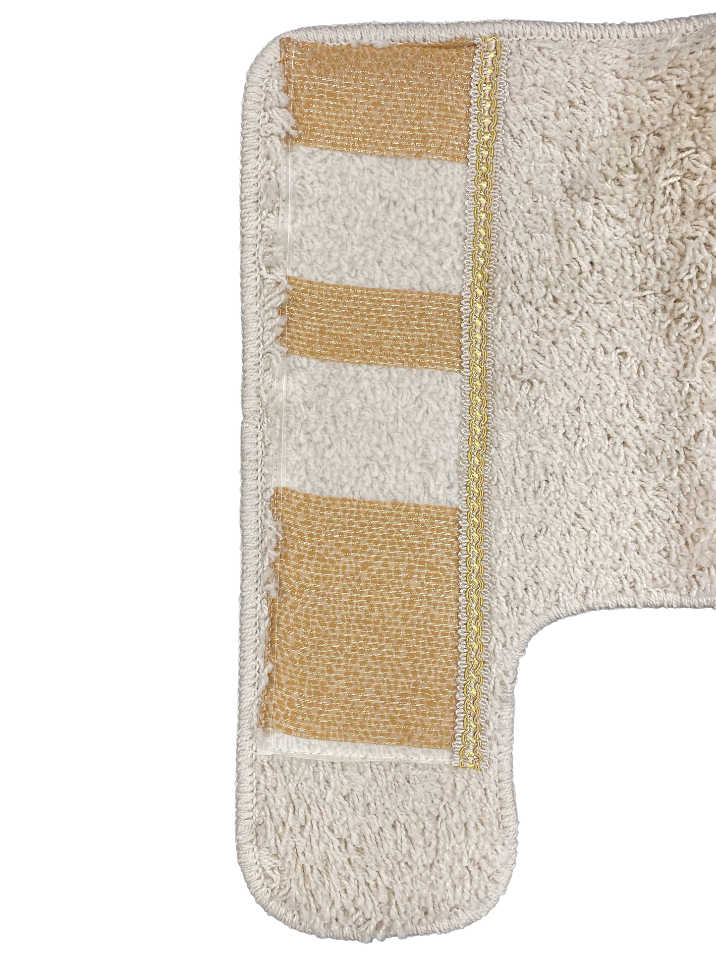 Marquise Bathroom Rug Set – Luxe Striped Bath Mats