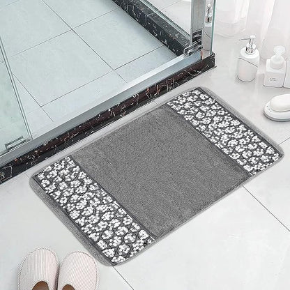 Sinatra Bathroom Rug Set – Glamorous Crystal-Embellished Bath Mats
