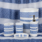 Marquise 5-Piece Bath Accessory Set - Luxury Textured Bathroom Collection