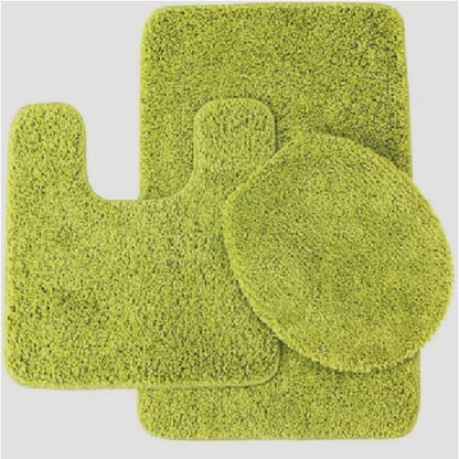 Elite 3-Piece Bath Rug Set – Ultra-Plush Shaggy Bath Mats