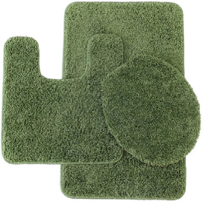 Elite 3-Piece Bath Rug Set – Ultra-Plush Shaggy Bath Mats