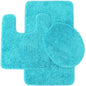 Elite 3-Piece Bath Rug Set – Ultra-Plush Shaggy Bath Mats