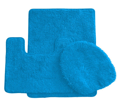Luxury 3-Piece Bath Rug Set – Premium Plush Bath Mats