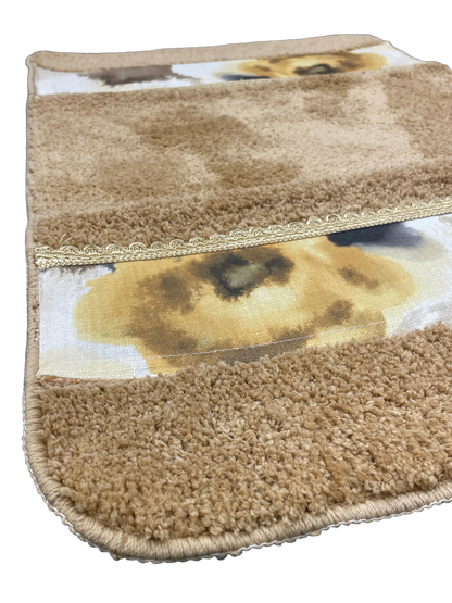 Judy Bathroom Rug Set – Artistic Watercolor Floral Bath Mats