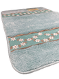 Maya Bathroom Rug Set – Delicate Floral Embellished Bath Mats