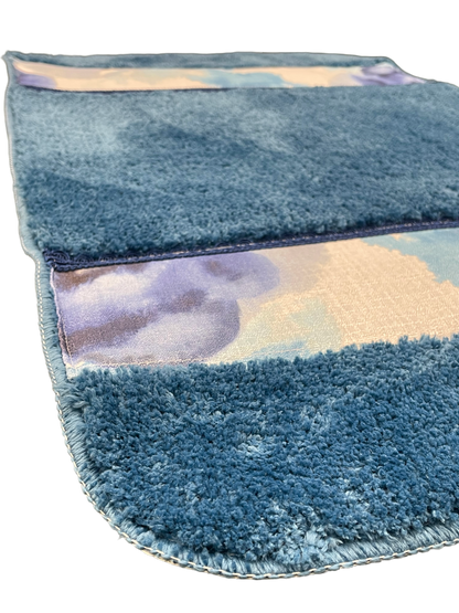 Judy Bathroom Rug Set – Artistic Watercolor Floral Bath Mats