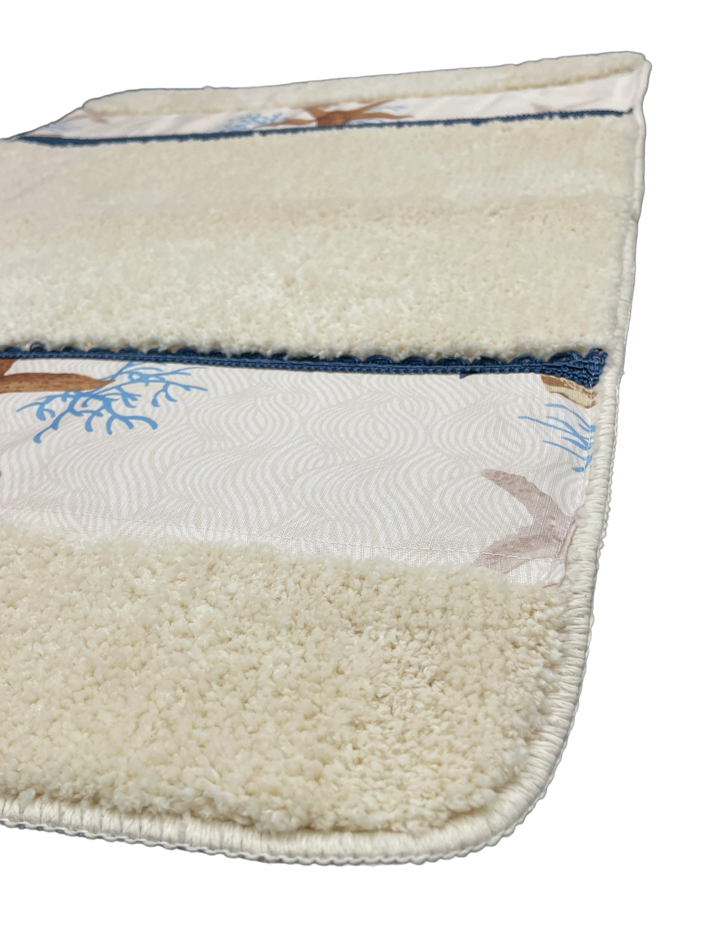 Spa Shell Bathroom Rug Set – Coastal Serenity Bath Mats