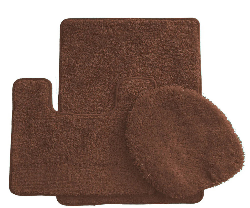 Luxury 3-Piece Bath Rug Set – Premium Plush Bath Mats