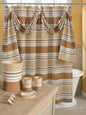 Ivanna Shower Curtain – Bold Striped Bathroom Décor
