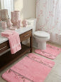 Melrose Bathroom Rug Set – Romantic Floral Bath Mats