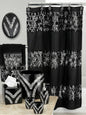 Sinatra Shower Curtain – Glamorous Crystal-Embellished Bathroom Décor