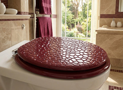 Round Toilet Seat Stone – Luxurious Resin Stone Bathroom Upgrade