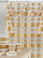 Marquise Shower Curtain – Luxe Striped Bathroom Décor