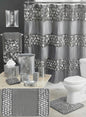 Sinatra Bathroom Rug Set – Glamorous Crystal-Embellished Bath Mats