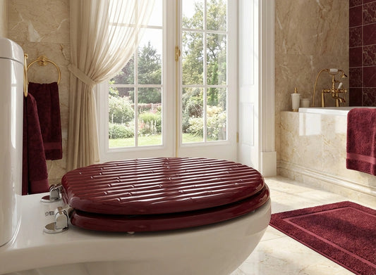 Round Toilet Seat Bamboo – Premium Eco-Friendly Bathroom Upgrade