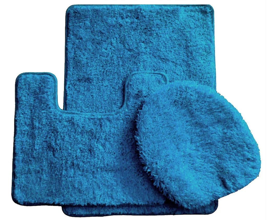 Luxury 3-Piece Bath Rug Set – Premium Plush Bath Mats