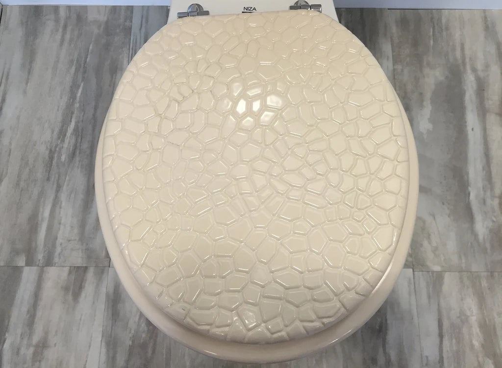 Round Toilet Seat Stone – Luxurious Resin Stone Bathroom Upgrade