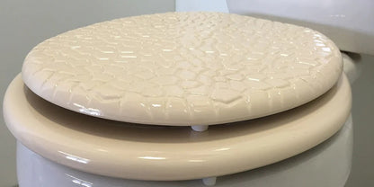 Round Toilet Seat Stone – Luxurious Resin Stone Bathroom Upgrade