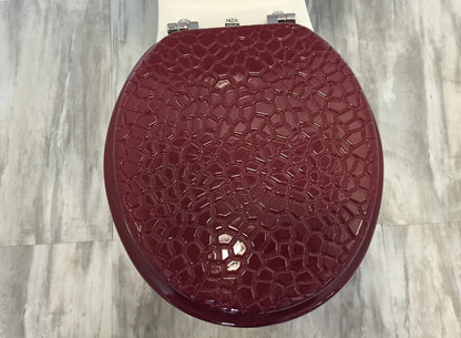 Round Toilet Seat Stone – Luxurious Resin Stone Bathroom Upgrade