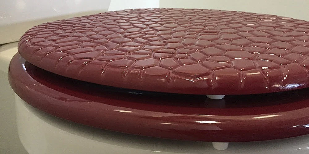 Round Toilet Seat Stone – Luxurious Resin Stone Bathroom Upgrade