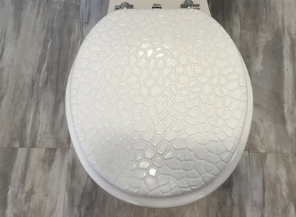 Round Toilet Seat Stone – Luxurious Resin Stone Bathroom Upgrade