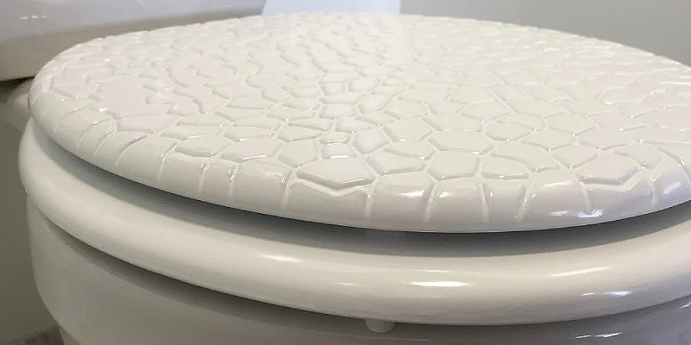 Round Toilet Seat Stone – Luxurious Resin Stone Bathroom Upgrade
