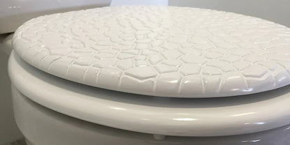 Round Toilet Seat Stone – Luxurious Resin Stone Bathroom Upgrade